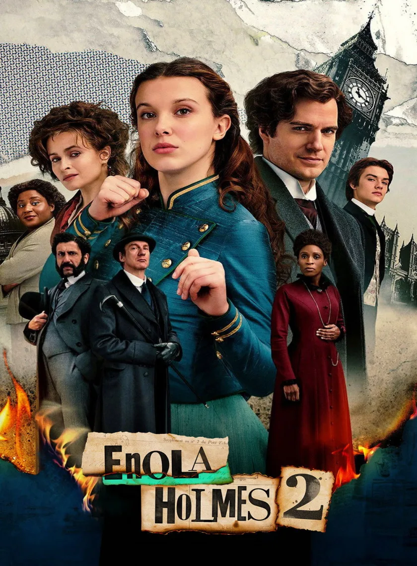 Enola Holmes 2 (2022) (Hindi + English) Dual Audio Hollywood Movie HD ESub